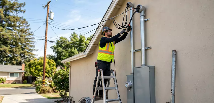 Electrical Service Entrance and Mast Upgrade in Alpharetta