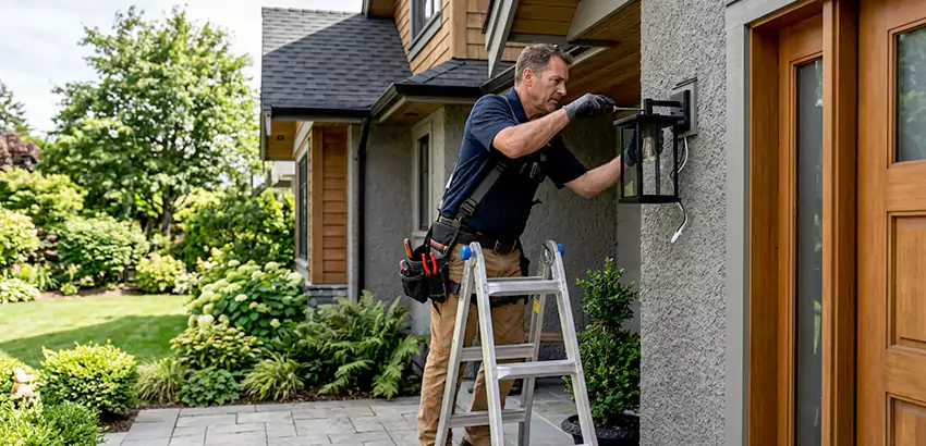 Outdoor and Exterior Light Fixture Installation in Alpharetta