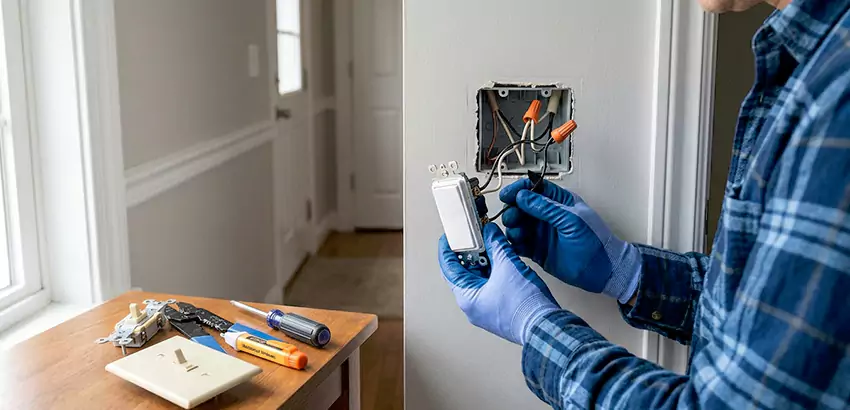 Motion Sensor Light Switch Replacement in Alpharetta