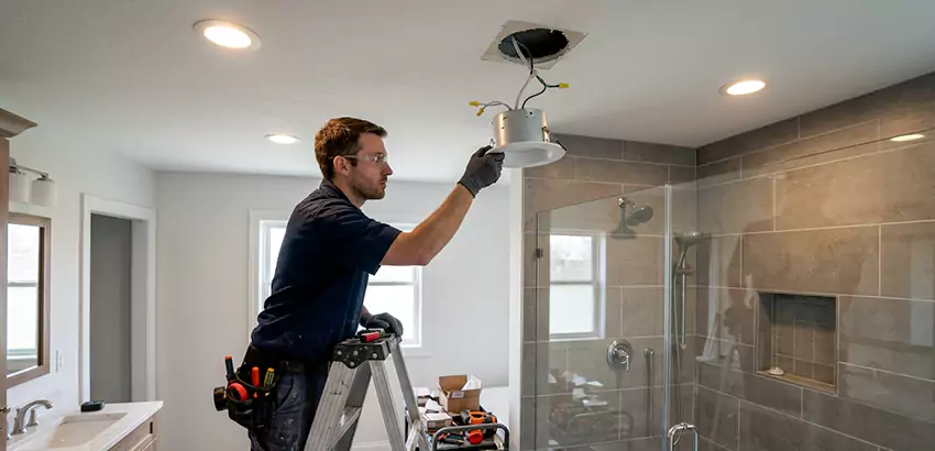 Bathroom and Shower Recessed Lighting Installation in Alpharetta