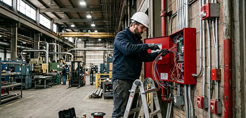 Industrial Fire Alarm Installation in Alpharetta
