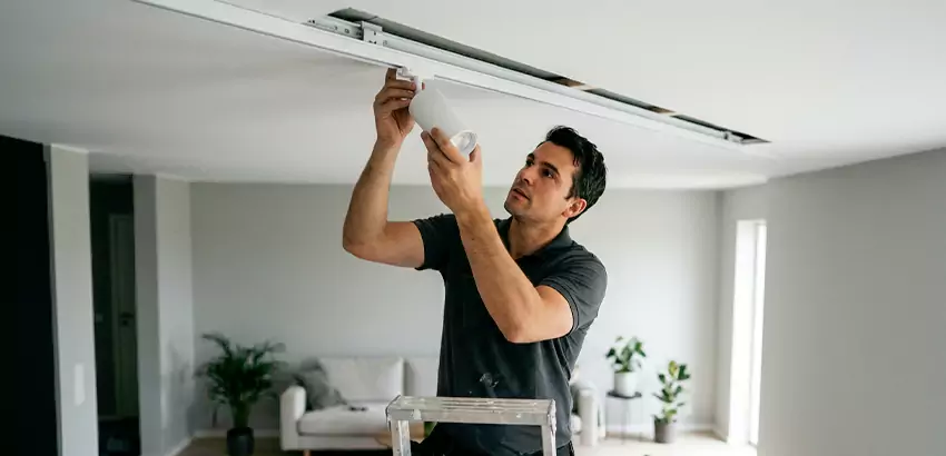 Recessed Track Lighting Installation in Alpharetta