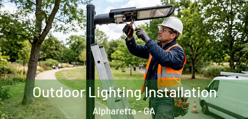 Outdoor Lighting Installation Alpharetta - GA