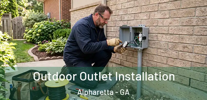  Outdoor Outlet Installation Alpharetta - GA